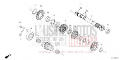 GETRIEBE (HAUPTWELLE) ADV750S de 2025